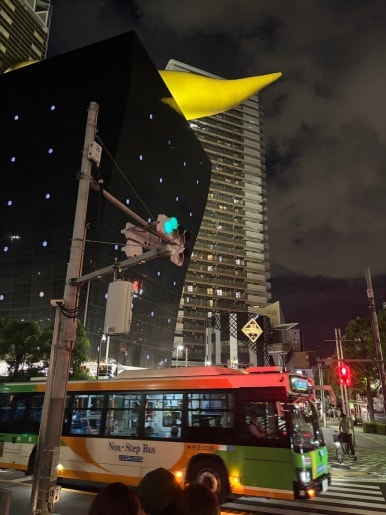 吾妻橋を渡る方向