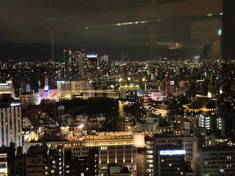 アサヒスカイルームから見た浅草寺