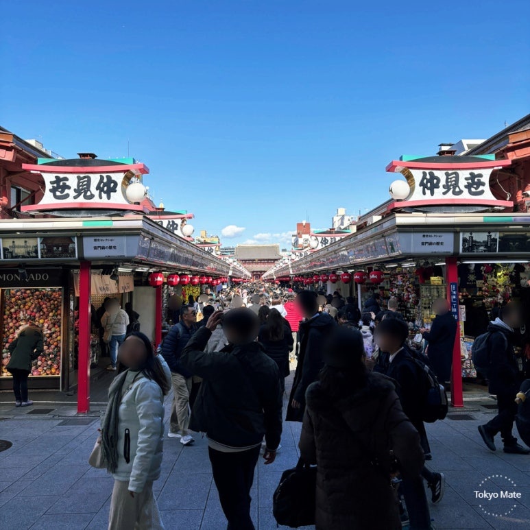 Asakusa Nakamise shopping street souvenir shops