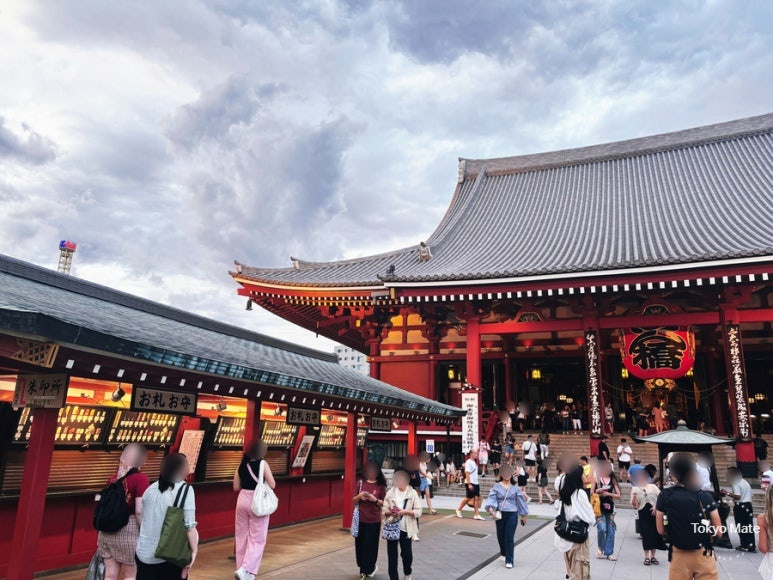 Asakusa Sensoji omamori charm selection for academics and relationships
