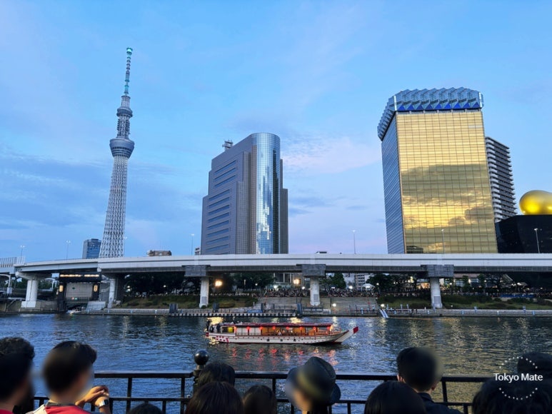 Asakusa summer Sumida River lantern floating festival at Sensoji