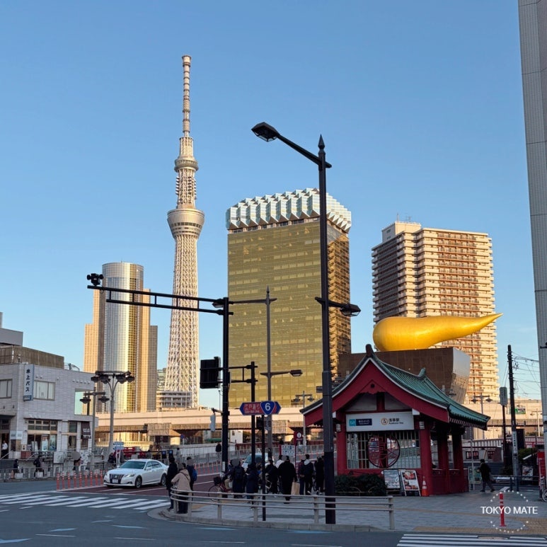 Tokyo Metro Ginza Line Asakusa Station, starting point for Sumida Park cherry blossom viewing