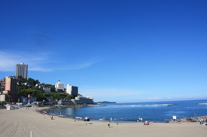 Atami Sun Beach Landscape
