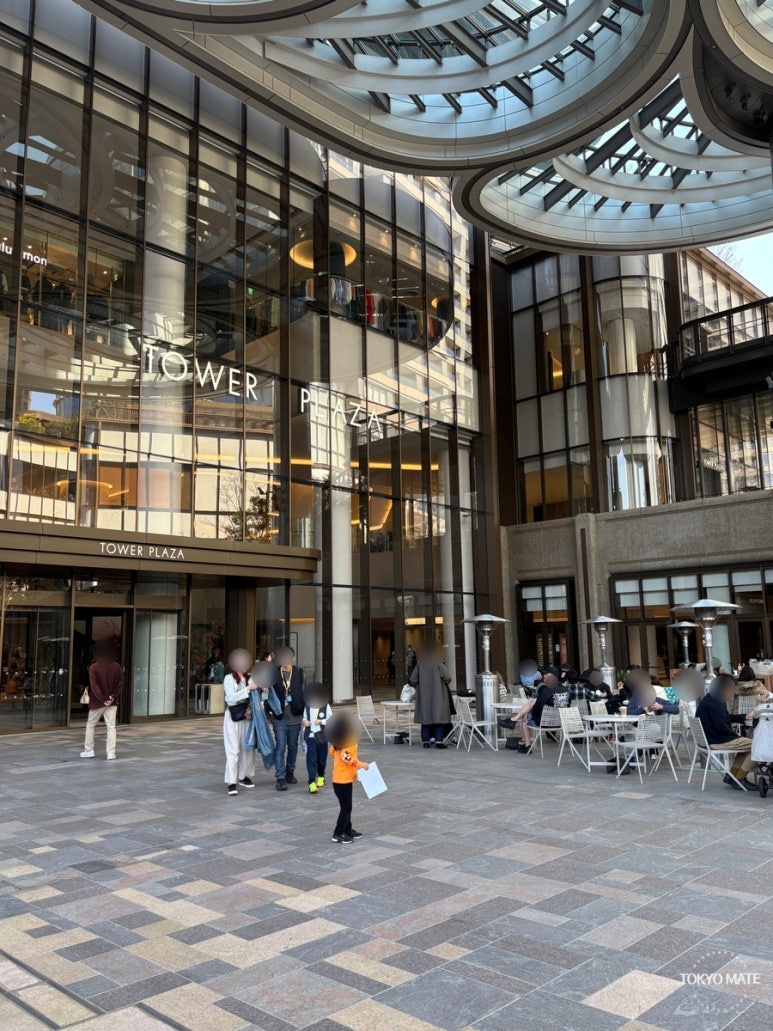 Azabudai Hills Tower Plaza exterior showing Balcony by 6th location