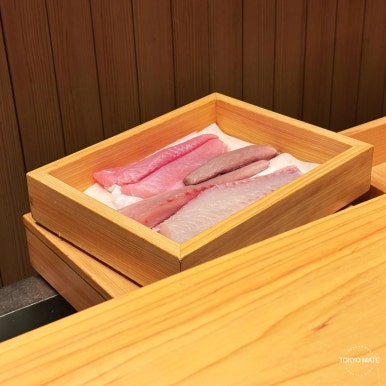 Sushi Azabu lunch omakase course beginning