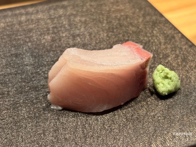 Sushi Azabu buri yellowtail sashimi
