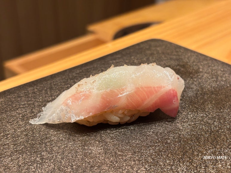 Sushi Azabu tai sea bream nigiri
