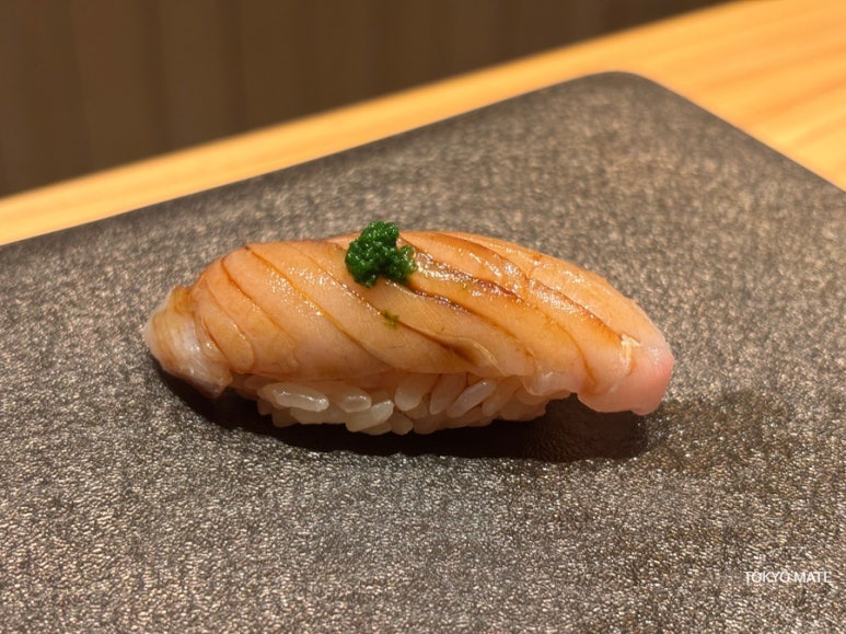Sushi Azabu sawara Spanish mackerel nigiri