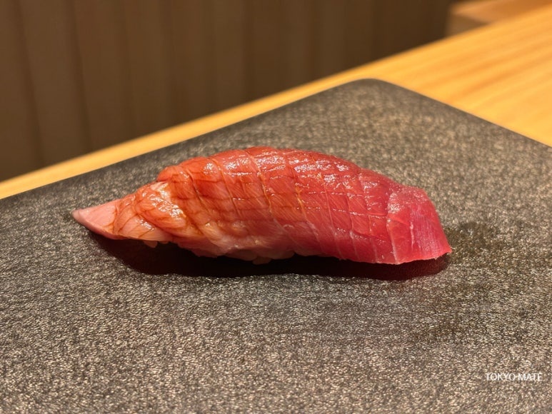 Sushi Azabu chutoro medium fatty tuna nigiri
