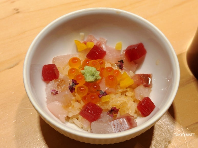 Sushi Azabu kaisendon close-up