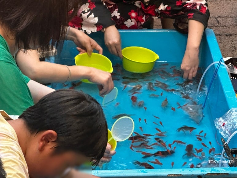 Azabu Juhachiban children's event at the Azabujuban Noryo Festival