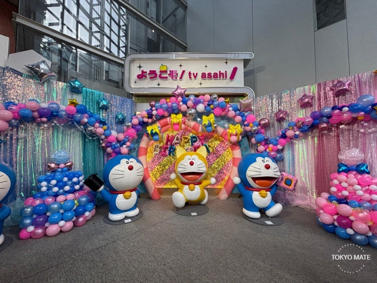 Doraemon birthday parade on Keyakizaka-dori at Roppongi Hills