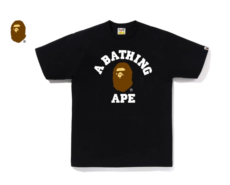 BAPE College short-sleeve tee