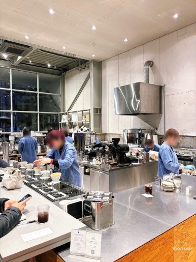 Blue Bottle Kiyosumi flagship cafe window seating