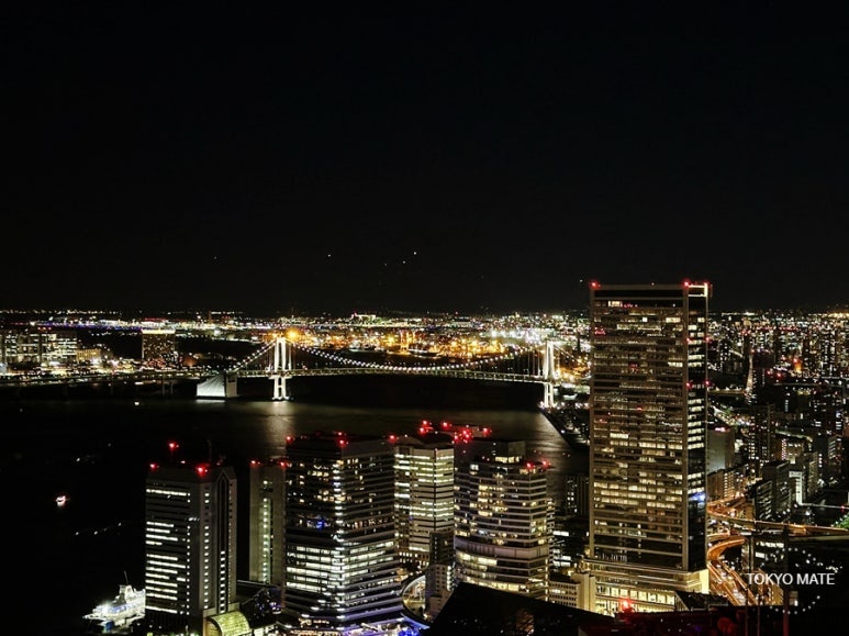 Caretta Shiodome SKY VIEW 46F Tokyo Bay night view