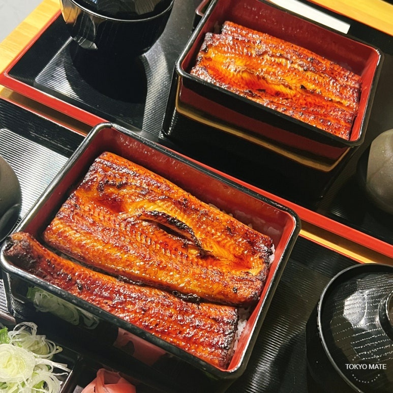Caretta Shiodome B1F Unagi no Naruse eel rice bowl