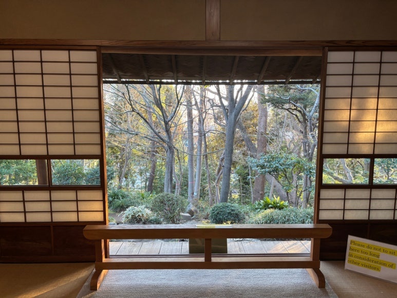 Window overlooking the garden at Former Asakura House