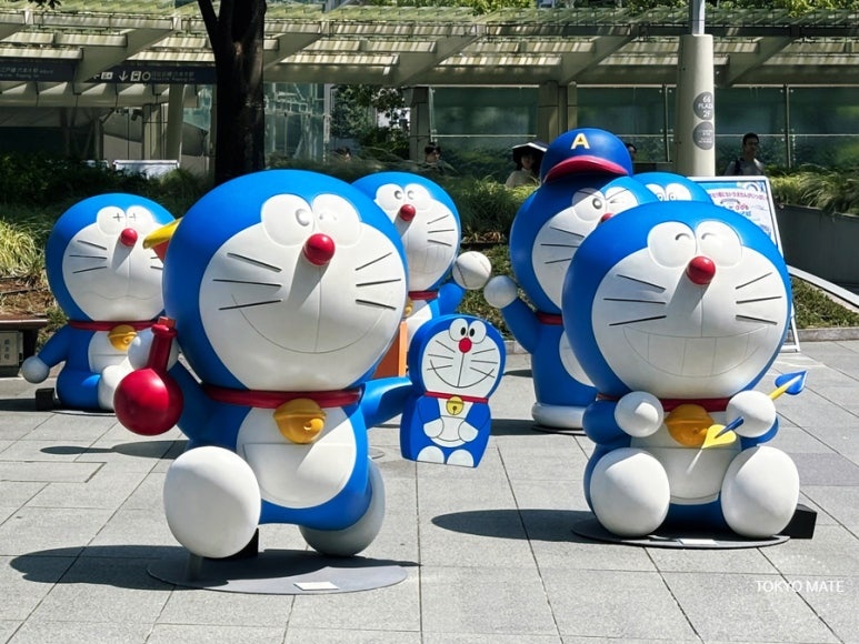 Doraemon exhibition event at Roppongi Hills