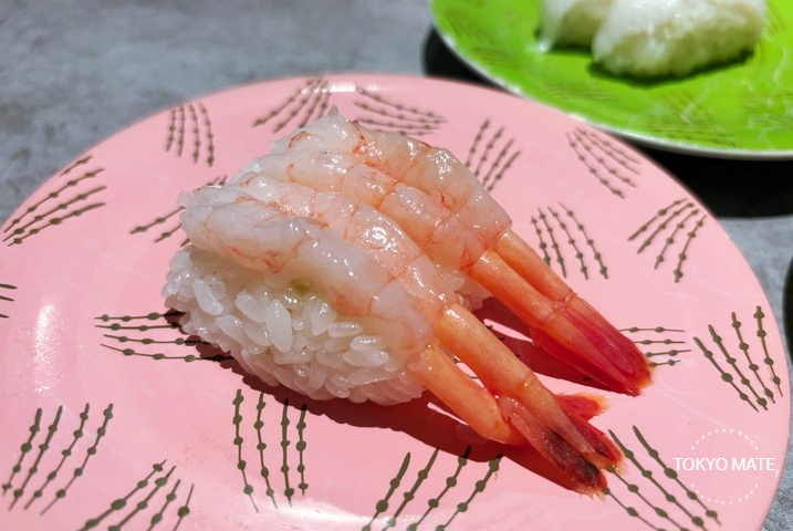 Sweet shrimp sushi