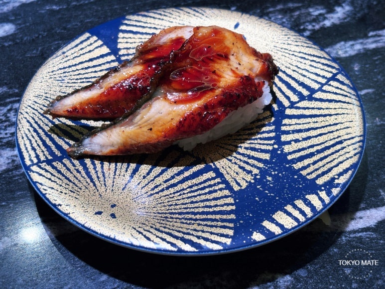 Freshwater eel sushi