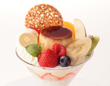 WAKO Tea Salon premium cake selection