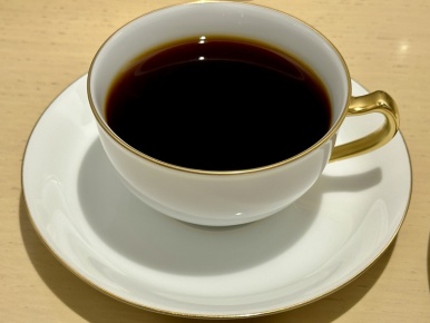 Marron Basque Cheesecake with coffee at WAKO Tea Salon