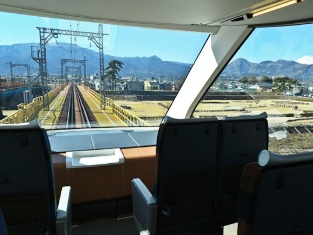 Romance Car interior panoramic view 2