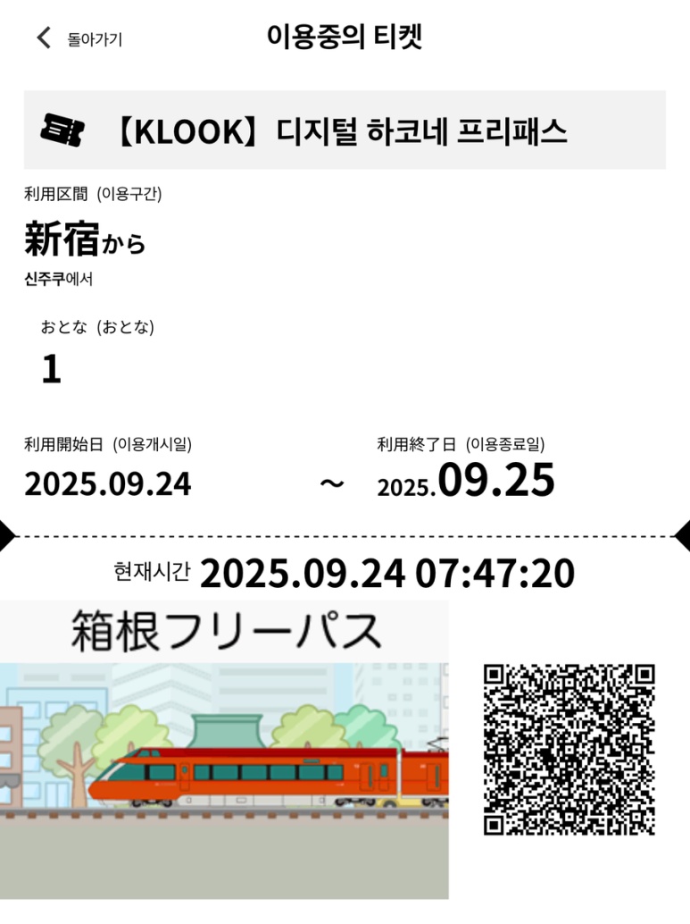 箱根周游券数字票