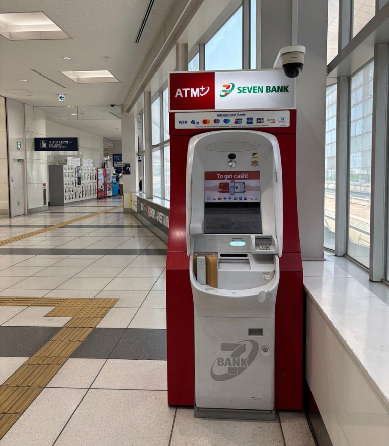 Seven Bank ATM location map at Haneda Airport Terminal 3 2F arrival lobby
