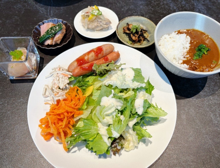 上午时段贵宾室提供的餐食