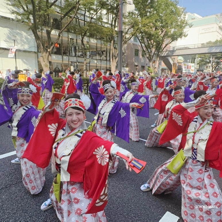 Harajuku Omotesando Super Yosakoi 2026 parade performance