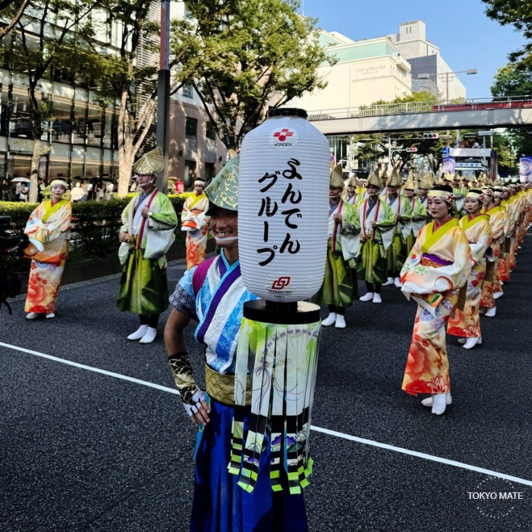 The Omotesando parade at Harajuku Omotesando Super Yosakoi