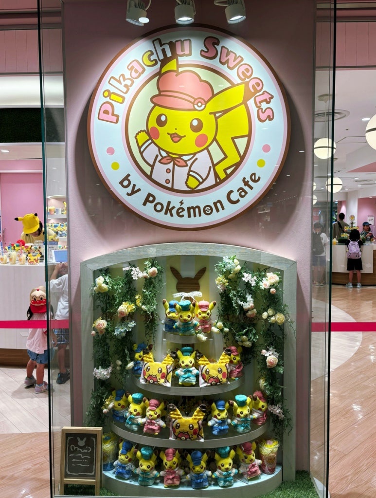 Pokémon Center Mega Tokyo and Pikachu Sweets Cafe