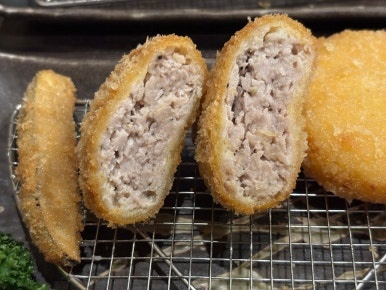 Menchi katsu at Imakatsu