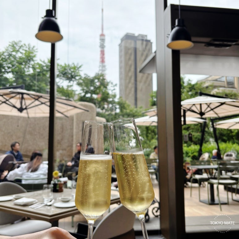 Janu Tokyo Mercato lunch with Tokyo Tower view