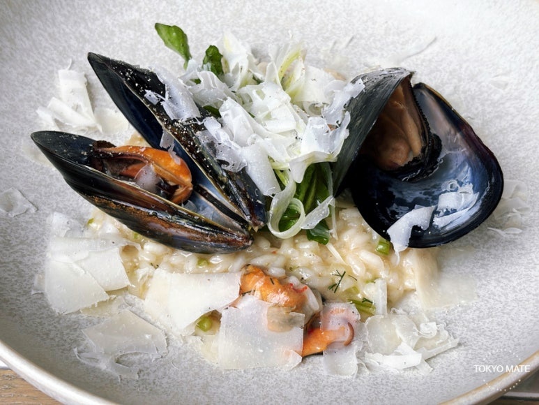 Janu Mercato mussel risotto