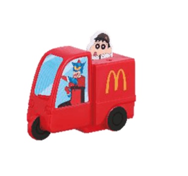 Japan McDonald's Happy Set Crayon Shin-chan Delivery Motorcycle