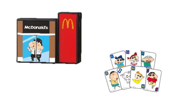 Japan McDonald's Happy Set Crayon Shin-chan Card Game