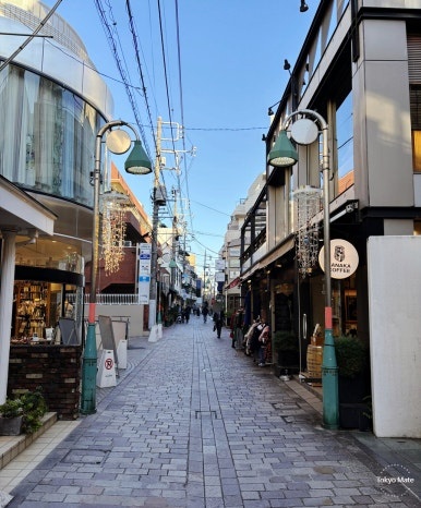 Jiyugaoka Sunset Alley boutique street scene