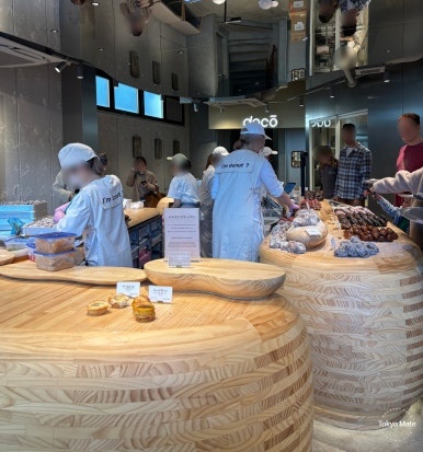 Jiyugaoka I'm donut fresh donuts display