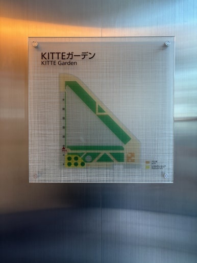 KITTE Garden rooftop close-up view