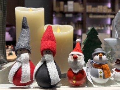 Spiral Market Christmas ornaments