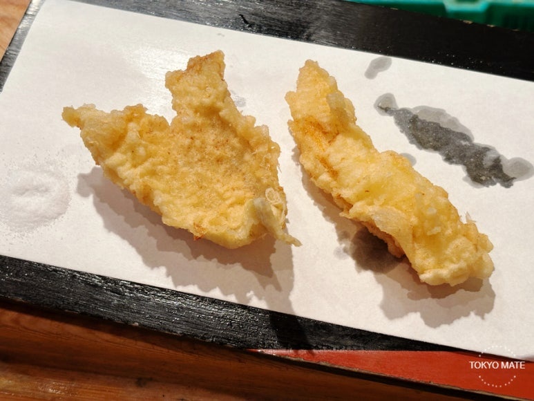 Whiting tempura and squid tempura