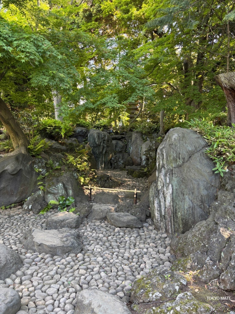 Karetaki karesansui style at Kyu-Furukawa Gardens Japanese garden