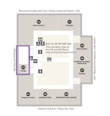 35th floor observatory location map