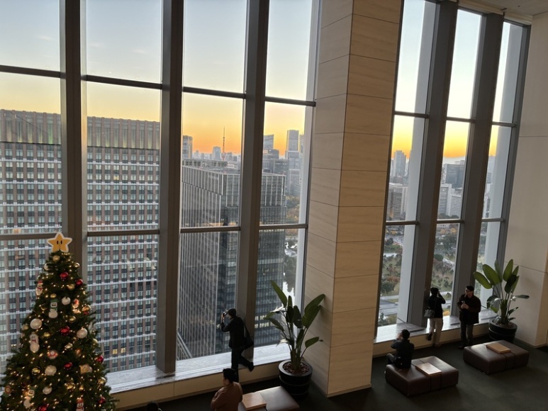 Panoramic view from the 35th floor observatory