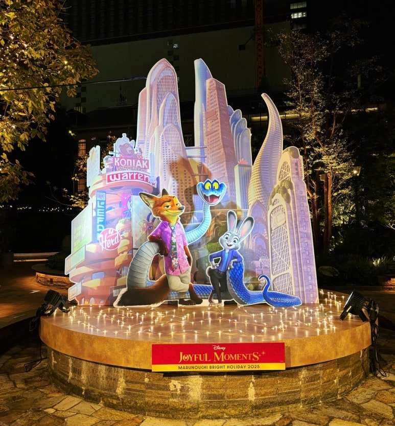 ディズニーホリデーモニュメント ズートピア2 (丸の内ブリックスクエア)