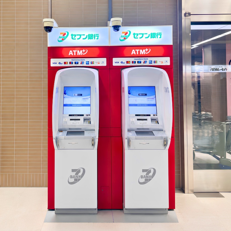 Seven Bank ATM location in Narita Airport Terminal 2