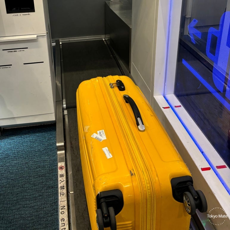 Sending your suitcase from the hotel to Narita Airport on your way home