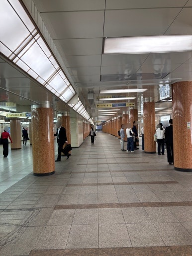 Subway Mitsukoshimae Station underground passage